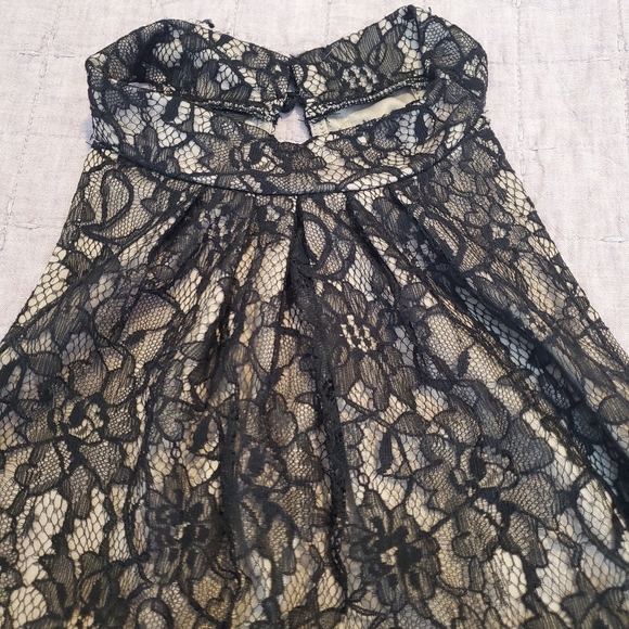 Maurices Lace Mock Neck Halter Top - Picture 3 of 5